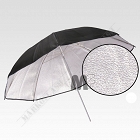 Parasol srebrny 90cm wyciśnięta faktura