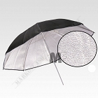 E10 Parasol srebrny 100cm wyciśnięta faktura