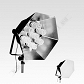 An26 Lampa 455W z wrotami i dyfuzorem, dimmer