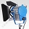 An25 Spotlight 650W z wrotami +dimmer