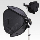 D25 Softbox 50x50cm do lamp reporterskich i studyjnych