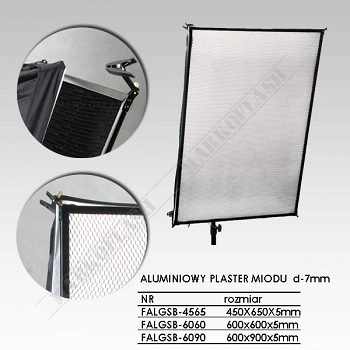  Aluminiowy plaster miodu do softboxu 60x90cm
