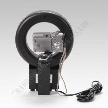 Lampa pierścieniowa - ring 22W  na aparat kompaktowy sieć/akum.